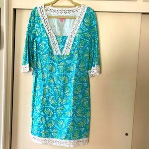 EUC Lilly Pulitzer Sherman Tunic Dress Shorely  sz 8